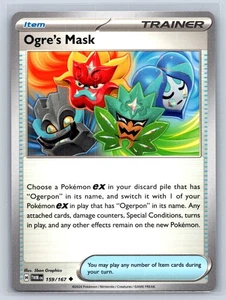 Ogre's Mask 159/167 Uncommon SV06: Twilight Masquerade Near Mint - Picture 1 of 2
