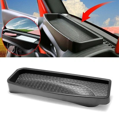 Para Jeep Wrangler JK 2011+ Salpicadero Delantero Coche Caja de Almacenamiento Bandeja Tapicería Accesorios Foto 1 de 4