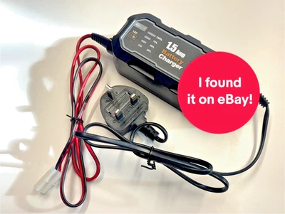 Deluxe Akku Ladegerät für Viper Köder Boot Batterien MK3, Icon & Storm - Bild 1 von 2