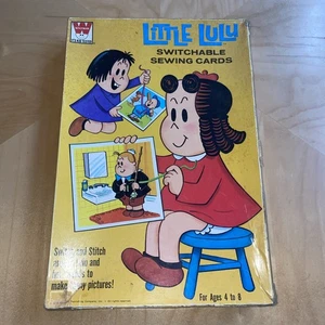 Vintage Little LuLu umschaltbare Nähkarten Whitman Verlag selten kompletter Satz - Bild 1 von 8