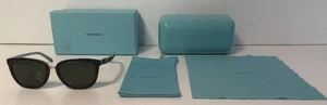Tiffany & Co. TF 4123 Eyeglass Sunglass Frame Box Case Pouch Cloth Italy 8134/38 - Picture 1 of 17