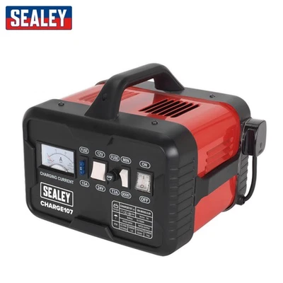 Sealey CHARGE107 Battery Charger 11Amp 12/24V 230V Car Van - Image 1 of 4