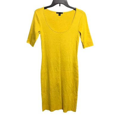 Vestido lápiz ceñido al cuerpo amarillo Ralph Lauren para mujer talla M algodón Foto 1 de 4