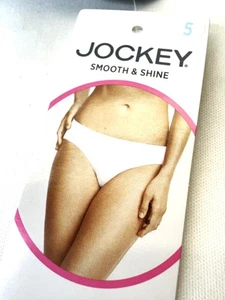 Jockey Smooth & Shine Damen-Bikini-Stil Unterwäsche 5 Paar Größe 5 - Bild 1 von 6