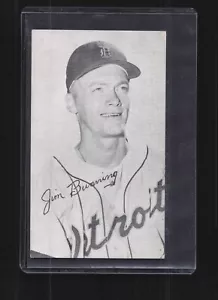 Jim Bunning Facsimile Autograph Postcard Detroit Tigers Unposted - Picture 1 of 3