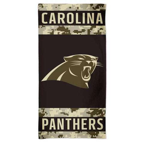 CAROLINA PANTHERS DIGITAL CAMO 30"X60" SPECTRA BEACH TOWEL NEW WINCRAFT 👀 Cover