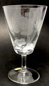 Vtg 1960s MCM Rosenthal Shadow Rose Wine Cordial Glass Germany Replacement - Picture 1 of 15