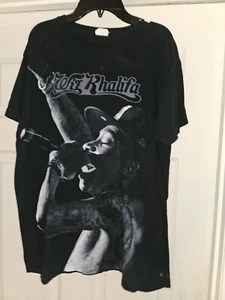 CAMISETA ADULTO WIZ KHALIFA RAPERO HIP HOP RAP GIRA DE CONCIERTOS CAMISETA GRANDE - Imagen 1 de 2