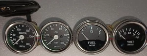 Smiths 52 mm 2 1/16" Kit - Water Temp + Oil Pressure + Fuel + Volt - Picture 1 of 3