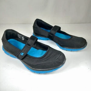Zapatillas deportivas Champion Mary Jane para mujer talla 6,5 negras azules - Imagen 1 de 7