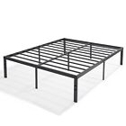 16 in Metal Platform Bed Frame King Twin Full Queen Size Mattress Foundation