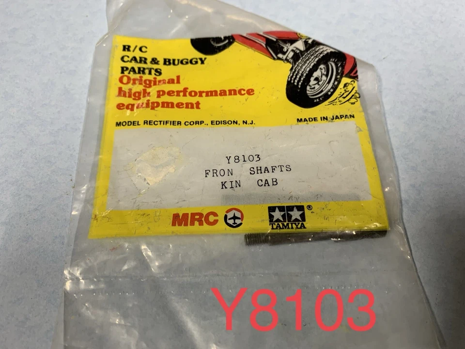 Original Vintage MRC Tamiya Y8103 Front Shafts King CAB