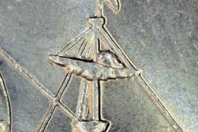 2000 D Virginia Quarter. ERROR, R - Die Chip in Rigging of Ship - Image 1 of 4