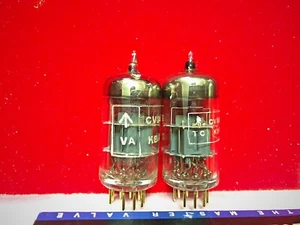Mullard E88CC CV2492 6DJ8 6922 Gold Pins getestet NOS, NIB Disc Getter - Bild 1 von 3