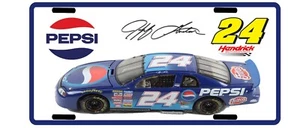 Matrícula personalizada JEFF GORDON DUPONT - Etiqueta metálica personalizada para automóvil - Matrícula - Imagen 1 de 2