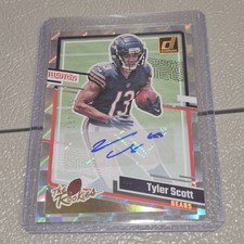 2023 DONRUSS TYLER SCOTT THE ROOKIES AUTO /299 BEARS #34 ROOKIE CARD
