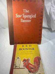 RED ROOSTER Edna Boutwell ILLUS Bernard Garbutt And Star Spangled Banner 1942 - Picture 1 of 12