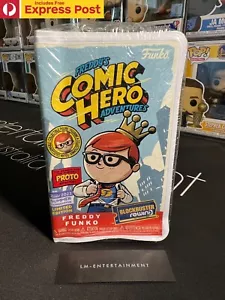 COMIC HERO ADVENTURES FREDDY FUNKO BLOCKBUSTER REWIND VINYL FIGURE CHASE CHANCE - Picture 1 of 11