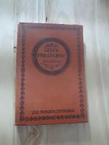 Griechische Philosophie von Margaret E.J. Taylor HC 1924 - Bild 1 von 1