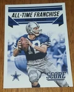 2015 Panini Score All-Time Franchise #8 Roger Staubach Cowboys - Picture 1 of 2