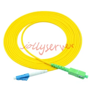20 Meter SC/APC to LC/UPC SM Single Mode 9/125 Fiber Patch Cord Simplex - Afbeelding 1 van 1