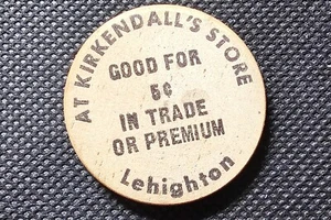 De colección Madera Níquel Kirkendall's Store Lehighton Negro - Imagen 1 de 2