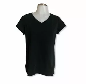 Women Top Sleeveless V-Neck Cotton Blouse Size S - Picture 1 of 7