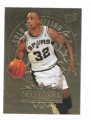 1995-96 Ultra Gold Medallion #162 Sean Elliott - Image 1 of 2
