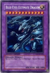 Yugioh-Blue-Eyes Ultimate Dragon-Secret Rare-Limited Edition-RP01 EN000 (LP) - Foto 1 di 1