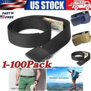 Travel Security Money Belt with Hidden Pocket Anti-Theft Hidden Waist Money Belt - Picture 1 of 20