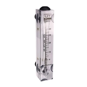 LZM-25 1" BSP Male PMMA Gas Flowmeter Air Flow Meter Rotameter Without Valve - Picture 1 of 4
