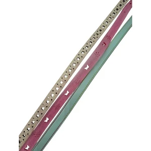 Girls' Belts | 3-Pack | Stylish & Fun | 30", 29", 35.5" lengths - Picture 1 of 3