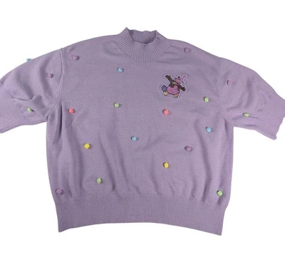 Suéter Disney Pixar Inside Out Bing Bong Pom Pom manga curta XL enfeitado  - Imagem 1 de 4