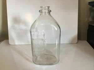 Bonito vintage 64 fl oz. Botella de leche de vidrio STANPAC 1/2 galón muy limpia/sin tapa - Imagen 1 de 6