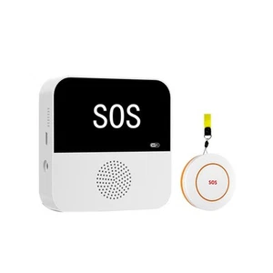 3X (Téléavertisseur Aidant Âgé avec SOS Appel d'Urgence pour Patient Personnes Âgées Y1C1) - Photo 1/7