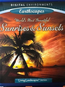EARTHSCAPES: Worlds Most Beautiful Sunrises & Sunsets BLURAY 2009 AS NEW! - Imagen 1 de 2