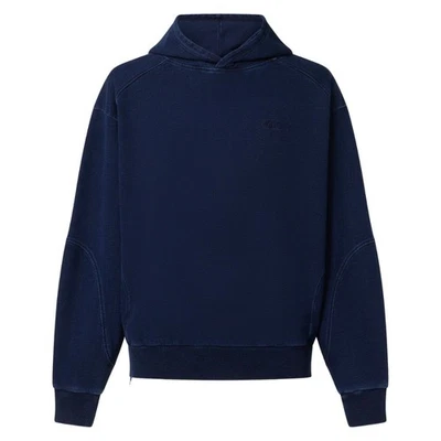 Oakley Indigo Side Zip Hoodie - FOA405487-68D - Blue Indigo - New Pick Size - Image 1 of 4