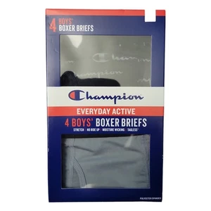 Champion Boys 4-Pack Tagless Moisture Wicking Performance Boxer Brief - Picture 1 of 2