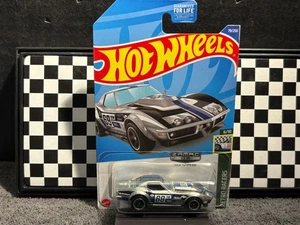 1/64 HOT WHEELS 1969 COPO CORVETTE SILVER/BLACK 79/250 6/10 - Picture 1 of 2