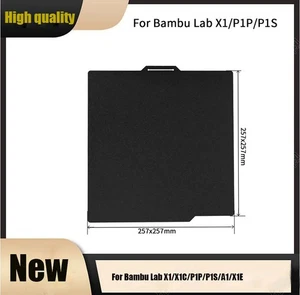 Build Plate Sheet Double Sided Printing For Bambu Lab X1/X1C/P1P/P1S/A1/X1E AAU - Zdjęcie 1 z 9