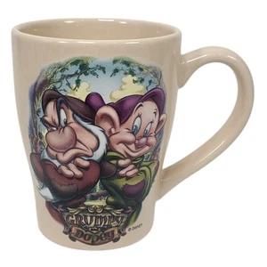 Vintage Disney Store Grumpy Dopey Mug Snow White Seven Dwarfs Ceramic Coffee Cup - Picture 1 of 4