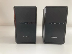 Medion W-LAN Lautsprecher Paar, schwarz, gebraucht - Bild 1 von 3