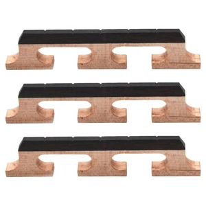 3 Piezas Banjo Ponticello 5 Cuerdas Puente Piezas Madera para Repuesto - Imagen 1 de 12