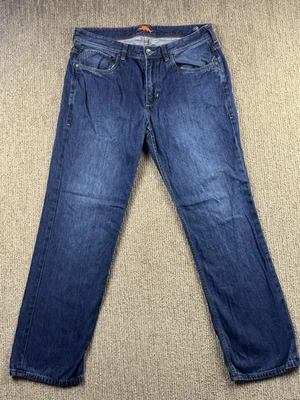 Tommy Bahama Mens 34x32 Cyman Island Relaxed Fit Jeans Dark Wash Denim - Image 1 of 4