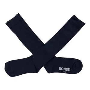 12 Pairs X Bonds Kids Unisex Everyday School Knee High Midnight Blue Socks - Picture 1 of 4