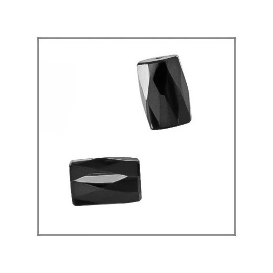 6x Cuentas de tubo redondas de circonita cúbica 6x9 mm negras #64875 Foto 1 de 1