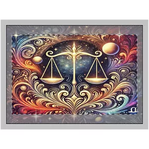 Libra Zodiac Wall Tapestry - Picture 1 of 2