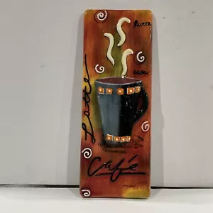 Targa da parete in ceramica demensionale caffè caffè - Foto 1 di 4
