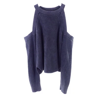RAG & BONE Strickpullover Cut-Outs Schwarz-Grau Gr. S 36 - Bild 1 von 3