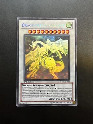 Yu-Gi-Oh! Rare Ghost Logo Laser Dragon Stella Cadente Stbl-it040 1ed Ita Synchro - Image 1 of 4